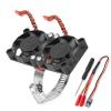 LRFHL RC Cooling Fan Heat Sink Motor Cooling Dual Fan 22000 RPM with Adjustable Mount 40-50mm for 1/7 1/8 1/10 RC Crawler Car 4284 4985 1717 Motor Heat Sink view 1
