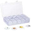 100 Clear Coin Capsules With Adjustable Gaskets & Plastic Storage Box, Perfect For Displaying Silver And Commemorative view 1