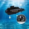 RCTRORCARY Mini RC Nuclear Submarine Boat 6CH Remote Control Waterproof Race Boat for Pools, Lakes, Dive Fish Water Tank Model Gift for Adult - Blue view 2
