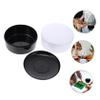 COOLHIYA 4boxes Reversible Go Game Pieces Container with Lid Black and White Plastic Chess Storage Boxes for Board Game Stones Simple Design Keeps Pieces Clean and Organized view 4
