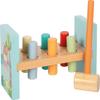 small Foot Jungle Friends 12763 Knock Bench Robust Knocking Game Made of FSC 100% Certified Wood with Jungle Motifs for Children from 12 Months view 3