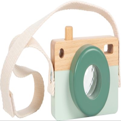 small foot FSC 100% Certified Wood Toy Camera with Kaleidoscope for Children from 12 Months 12734