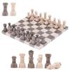 10" Marble Chess Set Verona & Oceanic Strategy Board Game for Adults, Family Fun, and Travel, Includes 32 Chess Pieces with 2 Extra Queens view 1
