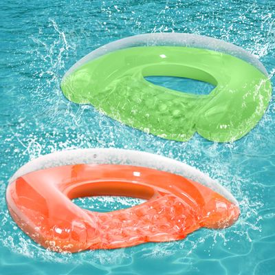 2 Pack Pool Floats Adult, PuppyuWill Minimalist Design Pool Chair Float, 52" X 38" Mood-Boosting Colors, Drifter, Chair, Hammock 3-in-1 Inflatable Pool Toys for Pool Party, Lake, River, Sea, Outdoor