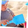 MUSISALY 8pcs Beach Shovels Set Lightweight Sand Digging for Includes Square Shovel Rake Sand Timer Outdoor and Beach Fun Random Color view 4