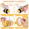 Alsatic Baby Toys for 1 Year Old, Soft Beehive with 5 Stuffed Bees, Crinkle, Rattle, Mirror, Montessori Toys for One Year Old Birthday Gift, Babies Sensory Balls for 12-18 Month Baby view 3