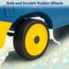 2 Seater 12V Ride on Train Trackless,Licensed by CHUGGINGTON Kids Train,Electric Car w/Height-Adjustable Seat, Under Seat Storage, Light,Hork,for Christmas Theme Gift 37+Months KidsBlue,No Carriage view 4