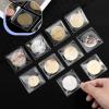 200 Pcs Single Pocket Coin Sleeves, 2.2 x 2.2 Inches Clear Coin Collector Protector Individual Plastic Small Coins Storage Pouch for Jewelry Ring Earring Gemstone Currency Collection(Rectangular) view 4