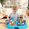 WAYKEE Whack a Game Mole, Toys for 3 4 5 6+ Year Old Boys Girls, Whack a Game for Kids, Gifts for 3-12 Year Old Boys Girls, Interactive Educational Toys with Double Hammers Sound and Light view 4