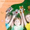 6 Pcs Animal Hand Puppets for Kids - 10 Inches Soft Plush with Movable Mouth, Interactive for Toddler Hands, Including Wild Animals, Imaginative Role Play, Storytelling, Birthday & Easter Gifts view 4