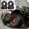 2.6'' Crawler Tires Rubber Mud Tyres OD 5.3'' (4PCS) for Axial SCX10 TRX4/6 GEN7/8 FCX10 RBX10 MJX H8H MK07 KM4 4082/83 1/7 1/8 1/10 Crawler Car (C) view 2