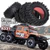 2.6'' Crawler Tires Rubber Mud Tyres OD 5.3'' (4PCS) for Axial SCX10 TRX4/6 GEN7/8 FCX10 RBX10 MJX H8H MK07 KM4 4082/83 1/7 1/8 1/10 Crawler Car (C) view 4