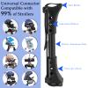3PCS Universal Stroller Connector for Twins - Adjustable Aluminum Pushchair Coupler for Double Strollers (Black) view 4