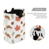 Cute Cartoon Brown Mushrooms laundry baskets, foldable and waterproof baskets for organizing with sturdy handle for toys store 51L cajones para organizar view 3