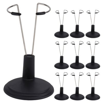 Abaodam 10 Pcs Action Figure Stand - Doll Model Support Stand - Tabletop Adjustable Action Figure Holder Puppet Display Base for Home Decor