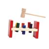 COSMEVIVI Wooden Hammering for Educational Whack Game for Early Developmental Funny Beating Mole Plaything Hand Eye Coordination Exercise Bright Design view 1