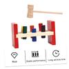 GARVALON Wooden Whack for Educational Hammering Game Bright Colors Smooth Surface Safe Design Early Learning Pounding Plaything for Hand Strength Exercise view 4
