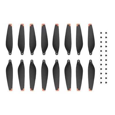 4 Pairs For D/JI Mini 3 PRO Drone Propeller Orange Edge Blades Low Noise Quick Release Propellers Replacement Repair Parts