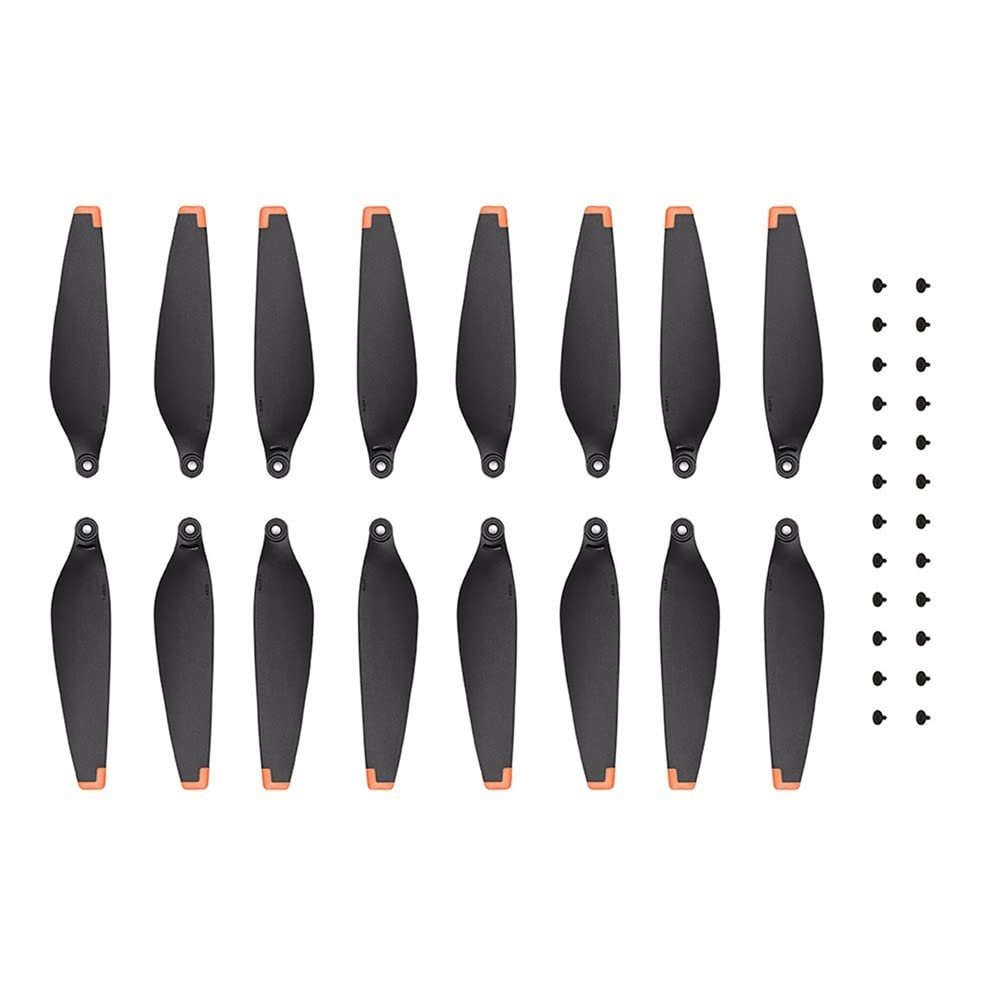 4 Pairs For D/JI Mini 3 PRO Drone Propeller Orange Edge Blades Low Noise Quick Release Propellers Replacement Repair Parts
