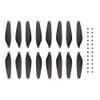 4 Pairs For D/JI Mini 3 PRO Drone Propeller Orange Edge Blades Low Noise Quick Release Propellers Replacement Repair Parts view 1