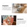 Alasum 2pcs Creative Mini Crystal Globes Desktop Ornaments with Strong Base Smooth Borosilicate Glass Decorative Globes for Home Office Store Desk Decor view 2