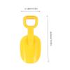 MUSISALY 2pcs Plastic Sand Shovels for Short Handle Beach Playing Lightweight Sand Scoop for Backyard Sandbox School Activities Random Color view 2