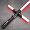 Galidraan Heavy Dueling Light Saber Motion Control Smooth Swing Crossguard Light Saber with 12 RGB Colors 16 Sound Fonts Heavy Metal Handle and Replaceable Blade, Light Sabers for Adults view 1