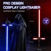 Galidraan Heavy Dueling Light Saber Motion Control Smooth Swing Crossguard Light Saber with 12 RGB Colors 16 Sound Fonts Heavy Metal Handle and Replaceable Blade, Light Sabers for Adults view 3