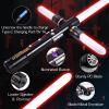 Galidraan Heavy Dueling Light Saber Motion Control Smooth Swing Crossguard Light Saber with 12 RGB Colors 16 Sound Fonts Heavy Metal Handle and Replaceable Blade, Light Sabers for Adults view 4