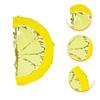 BRIGHTFUFU Lemon Shaped Pinata for Birthday Party Bright Traditional Mexican Design Decorative Material Easy to Fill with Candy and Festive Fiesta Decoration view 3
