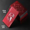 2 Deck of Waterproof Poker Cards,Red Playing Cards, Plastic Waterproof Playing Cards, Suitable for Family Gatherings and Outdoor Activities (2 Deck Red) view 2