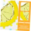 Abaodam Handmade Lemon Shaped Pinata Sugar Filled for Birthday Party Decoration Creative Mexican Fiesta Favor Easy to Fill with Candy and Mini Small for Cinco De Mayo and Celebration view 3