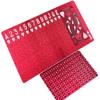 2 Deck of Waterproof Poker Cards, Red Playing Cards, Plastic Waterproof Playing Cards, Suitable for Family Gatherings and Outdoor Activities (Modern Style) view 1