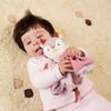 Miniland Newborn Baby Gift Pack | Doudou and Sensory Rattle Set | Soft and Safe Comfort Toy, 100% Washable | Ideal for Baby Shower Gifts | 0 Months | Pink | Deer view 4