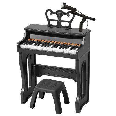 Meideh Piano Keyboard for Kids 3-6 - 37 Keys Electric Musical Keyboard with Microphone, Stand & Stool, Kids Learning Piano Toys for Beginners 3 4 5 6 Years Old Girls Boys Birthday Gift