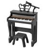 Meideh Piano Keyboard for Kids 3-6 - 37 Keys Electric Musical Keyboard with Microphone, Stand & Stool, Kids Learning Piano Toys for Beginners 3 4 5 6 Years Old Girls Boys Birthday Gift view 1