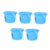 TOYANDONA 5Pcs Beach Sand Buckets Sand Holders Bright Safe PP Material for Outdoor Seaside Play Coordination Skills view 1