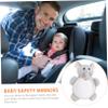 MUSISALY Cartoon Car Safety Mirror for Boy Girl and Newborns Shatterproof Acrylic Rear Facing Vehicle Mirror with Wide View for Safe Driving and Boys view 4