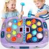 WAYKEE Whack a Game Mole, Toys for 3 4 5 6+ Year Old Girls Boys, Whack a Game for Kids, Gifts for 3-12 Year Old Girls Boys, Interactive Educational Toys with Double Hammers Sound and Light view 1