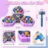 Whack Game Mole, Game 3+ Year Old, 3 Year Old Boy, 4 Year Old Toy, Gift for 3 Year Old, Boys Toys Age 4-6, 3-Players Whack Toy with 3 Modes, 7 Speeds, Light&Sounds, Birthday Gift for Todder(Purple) view 2