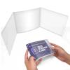 2025 Mahjong Card Sleeve Holder, Fit Large Print Size(6 1/8x4 3/4), Durable Protective Cover Holder, Clear Plastic Sleeves for American Mahjong Card, Mahjong Card Protector Set (Frosted-1Pack) view 1