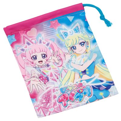Skater KB63SN-A Children's Cup Bag, Drawstring Bag, Made in Japan