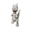 Open-Mouth Dinosaur Figure Fun & Playful Decor for Desktop and Office Space (Gray) view 3