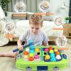 WAYKEE Whack a Game Mole, Toys for Ages 3-4 5-7 8-12 Boys Girls, Whack Game for Toddlers, Gifts for 3 4 5 6+ Year Old Boys Girls, Early Learning Educational Toys with 2 Hammers Sound & Light view 2