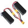 Xt60 Splitter 1 Male to 2 Female Harness Adapter Cable 12 AWG (100mm) for RC UAV Drone DIY Power Cord(1 Pack) view 2
