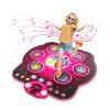WAYKEE Dance Mat Toys for 3-12 Year Old Girls, Dance Mats for Kids with Wireless Bluetooth, Light-up 6-Button & 5 Game Modes Kids Dance Mat, Birthday Toys Gifts for 3 4 5 6 7 8 9 10+ Year Old Girls view 1
