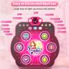 WAYKEE Dance Mat Toys for 3-12 Year Old Girls, Dance Mats for Kids with Wireless Bluetooth, Light-up 6-Button & 5 Game Modes Kids Dance Mat, Birthday Toys Gifts for 3 4 5 6 7 8 9 10+ Year Old Girls view 2