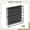 5-Tier Acrylic Coin Display Case with Door, Holds 45, 10.2 X 11.8 X 2 in view 3