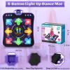 Dance Mat Toys for 3-12 Year Old Kids, Kids Dance Mat with Light-up 8-Button Wireless Bluetooth, Dance Pad Toy with 5 Game Modes, Christmas Birthday Toys Gifts for 3 4 5 6 7 8 9 10+ Year Old Girls view 3
