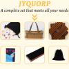 Jyquorp Rummy Cube 6 Player Edition with 6 Wooden Racks Trays 160 Numbers Rummy Tiles Set with Zippered Case Rummy Travel Game Set Classic Board Games for Family Adults Party view 4